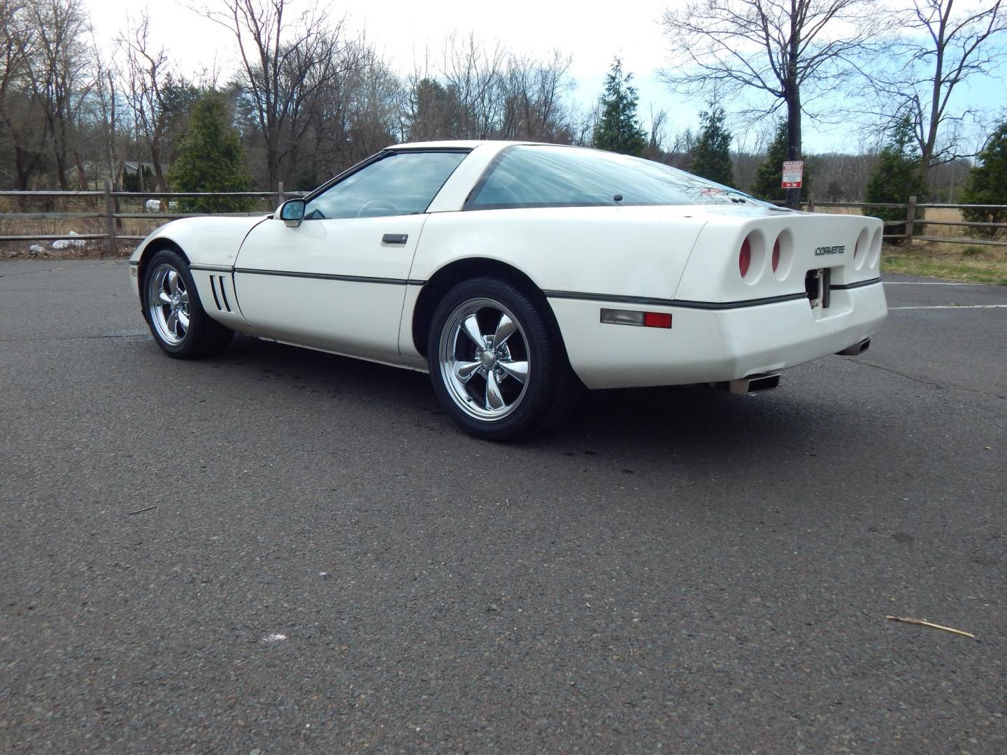 1984 White /Black leather Chevrolet Corvette (1G1AY0789E5) , located at 6528 Lower York Road, New Hope, PA, 18938, (215) 862-9555, 40.358707, -74.977882 - Here for sale is a good running 1984 Chevrolet Corvette Coupe. Under the hood is a strong 5.7 liter V8 which puts power to the rear wheels via a good shifting automatic transmission. Seats are recently reupholstered in Black leather and look great. Removable targa top. Power windows, power locks, - Photo#2